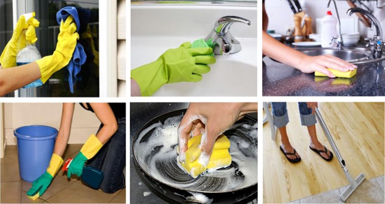 Phun thuốc muỗi vaf dọn nhà cửa sạch sẽ