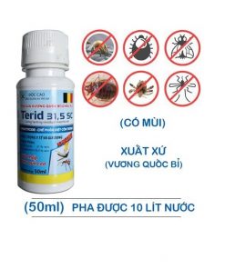 Terid 31.5SC - Thuốc diệt rệp, ruồi, muỗi, gián , kiến của Bỉ